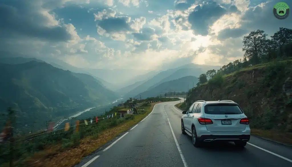 Haridwar to Char Dham Taxi Service on scenic mountain road journey